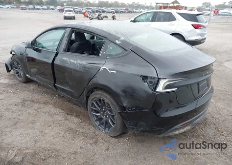 2025 Tesla Model 3 Long Range Rear-Wheel Drive из США, поврежденный, VIN 5YJ3E1EA0SF883396